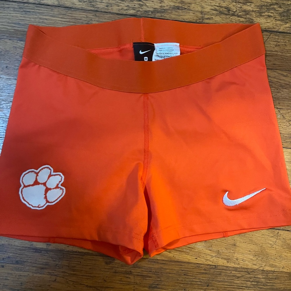 Nike Clemson Spandex, size M, solid orange